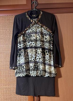 Сарафан з накидкою для дівчинки