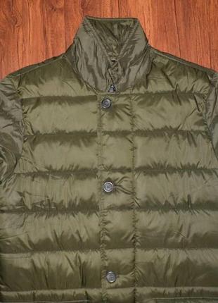 Livergy jacket мужская удлиненная куртка пуховик пальто хаки3 фото