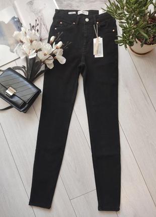 Черные джинсы mango, высокий рост, 34, 36, 50, 52р, оригинал7 фото