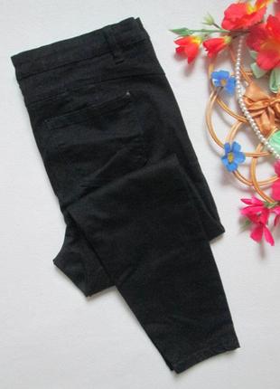Суперовые стрейечвые черные джинсы скинни батал denim co 💜🌺💜7 фото