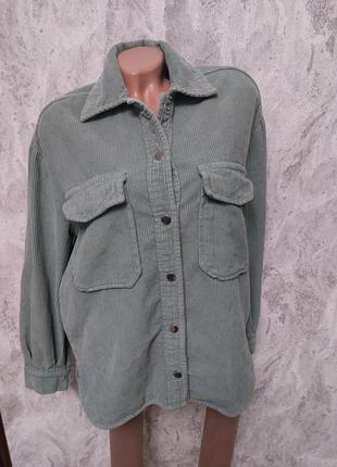 Жіноча вільветова рубашка/куртка.1 фото