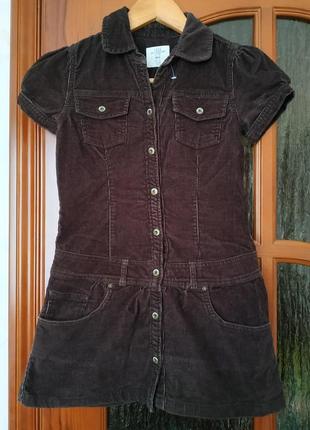 Вельветове плаття-сарафан h&m 128 см