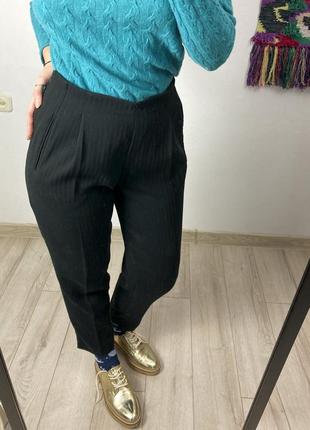 Штани-дудочки брюки зі стрілками щільні костюмні2 фото