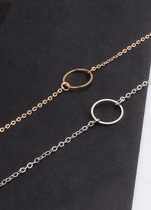 Ожерелье колье ka206 ланцюжок подвеска чокер карма цепочка кольцопрекрасный подарок4 фото