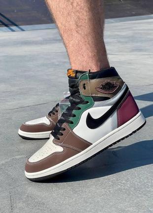 Чоловічі кросівки nike air jordan 1  мужские кроссовки найк аир джордан