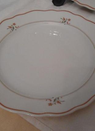 Красивые старинные тарелки - 4 шт фарфор marburg германия №350(4)5 фото
