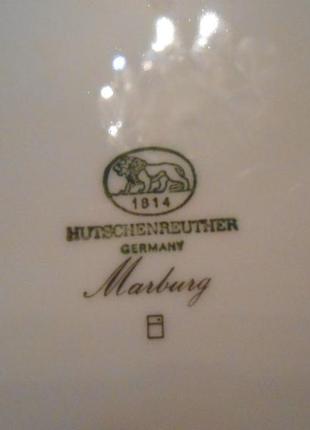 Красивые старинные тарелки - 4 шт фарфор marburg германия №350(4)9 фото