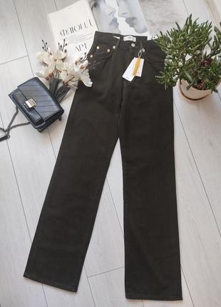 Широкі довгі джинси від mango, 34р, запалення, оригінал7 фото