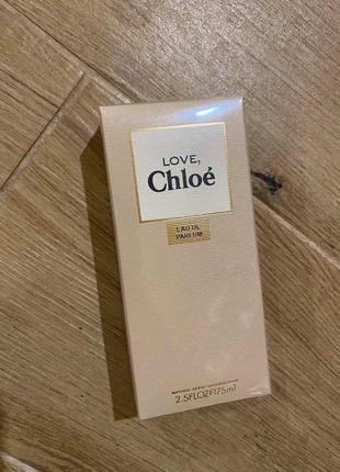 Chloe love парфюмированная вода 75 мл1 фото