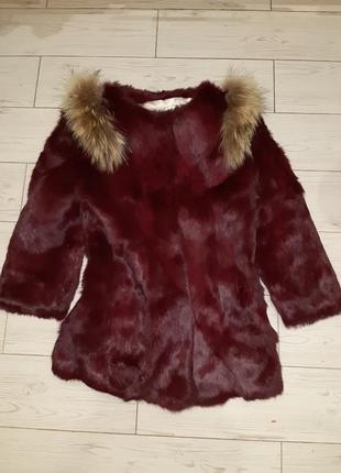 Шуба кролик енот автоледи