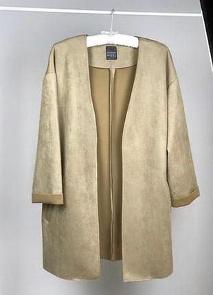 Замшева накидка/піджак від primark