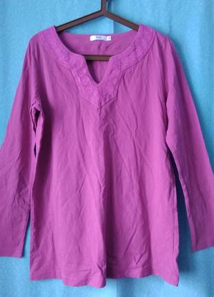 Туніка трикотажна, лонгслів фірмовий bpc, розмір 40/42