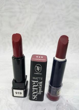 Матовая помадаtf matte secret,919 тон