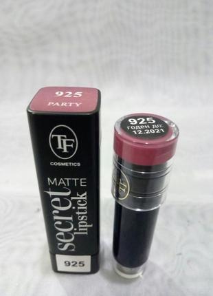 Матова помадаtf matte secret,925 тон