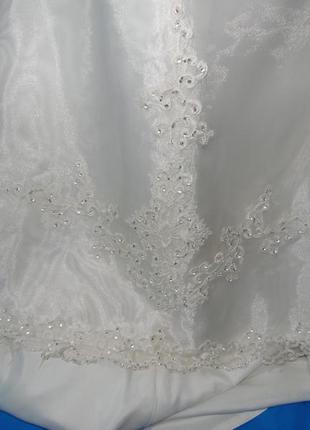 Свадебное платье рыбка со шлейфом р.xs-s5 фото