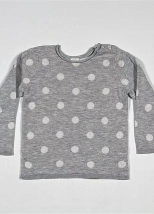 H&amp;m кофта светр джемпер тонкого в'язання хлопчику дівчинці 12-18 м 1-1.5 г 80-86 см