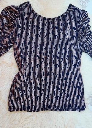 Шикарна блуза блискуча вечірня