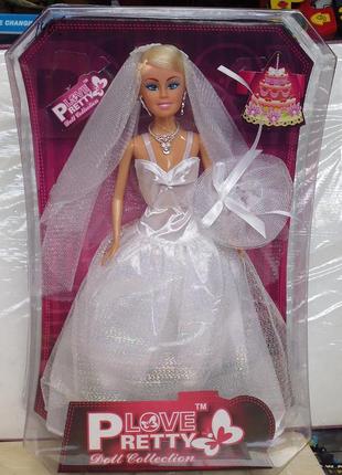 Кукла типа барби невеста