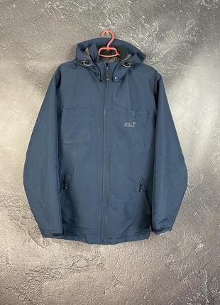 Чоловіча крута оригінальна куртка парка jack wolfskin