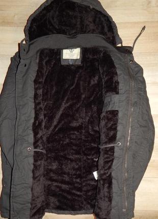 Мужская зимняя куртка wenven со съемным капюшоном в стиле милитари5 фото