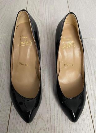 Жіночі туфлі на високих підборах christian louboutin paris made in italy  size 39 (24 см) us 6 uk 51 фото