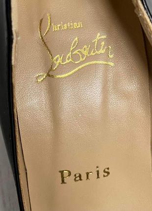 Жіночі туфлі на високих підборах christian louboutin paris made in italy  size 39 (24 см) us 6 uk 54 фото