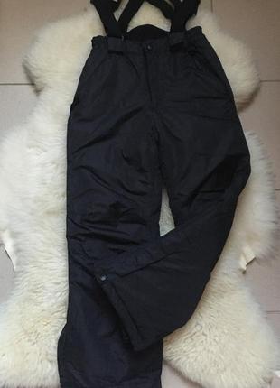 Лыжный мембранный полукомбинезон штаны 140.