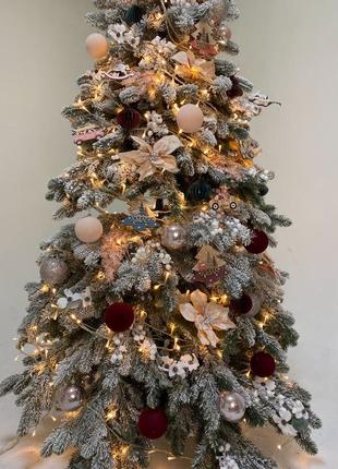 Іграшки на ялинку новорічні прикраси різдвяний декор шары на ёлку украшения3 фото