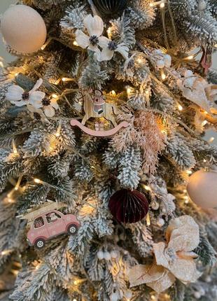 Іграшки на ялинку новорічні прикраси різдвяний декор шары на ёлку украшения5 фото