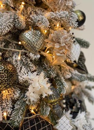 Готовый комплект елочных украшений новогодние шары рождественский декор на елочку элочки2 фото