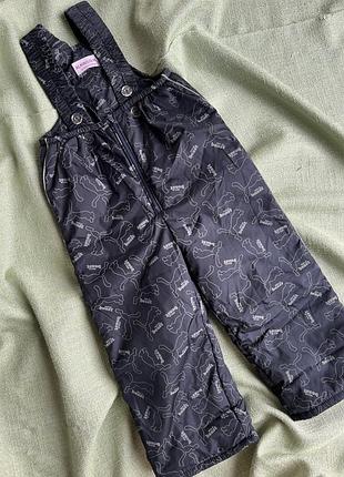 Зимові штани напівкомбез р.86