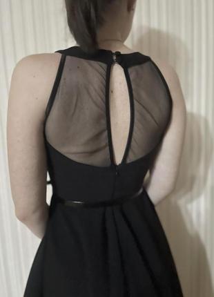 Коктейльное черное платье, на выпускной2 фото