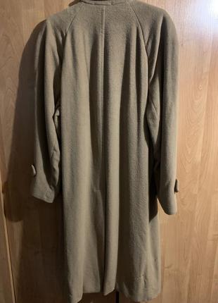 Кашемірова вінтажних пальто пісочного кольору boggi milano9 фото
