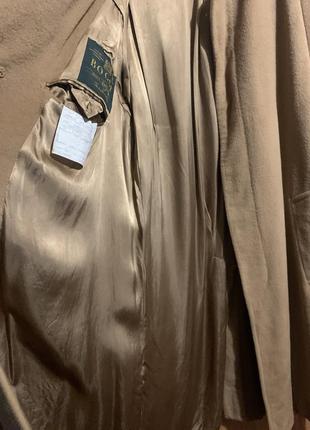 Кашемірова вінтажних пальто пісочного кольору boggi milano10 фото