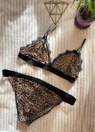 Шикарный кружевной комплект белья little pretty thing,размер