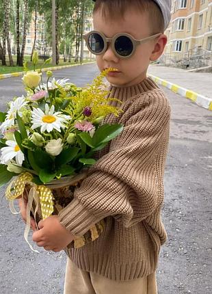 Вязаный свитер оверсайз 7