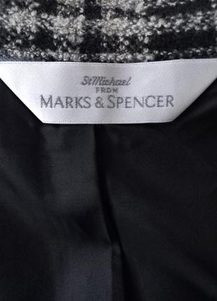Короткая юбка из натуральной шерсти marks&spencer 16 размер.4 фото