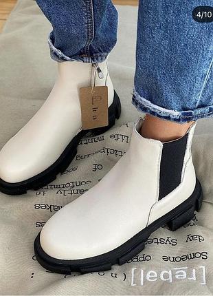 Хит 🔥! стильні шкіряні челсі 1350 грн