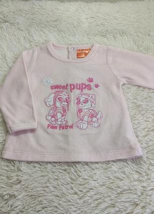 Плюшевая кофточка с скай и эверест, собачий патруль