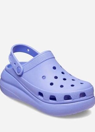 Жіночі сабо на платформі crocs crush clog w8 w91 фото