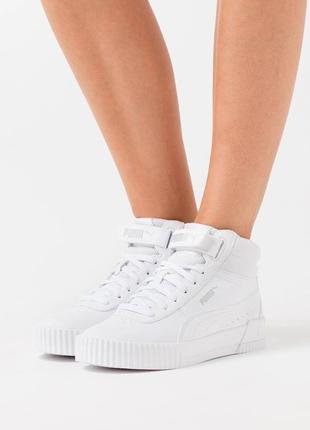 Жіночі хайтопи, високі кросівки puma carina, 100% оригінал9 фото