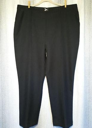 Женские черные брюки  штаны с карманами высокий рост