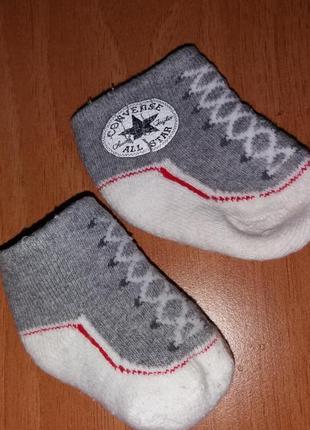 Махровые носочки converse на самых маленьких2 фото
