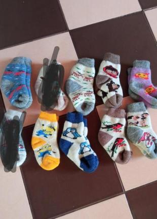 Дитячі вовняні шкарпетки2 фото
