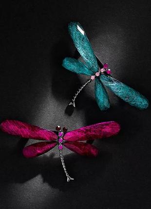 Брошка жіноча бабка,  кольори в асортименті  .