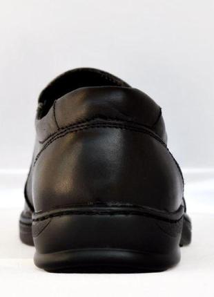 Классические мужские туфли из натуральной кожи, черные размеры 40 и 41 atriboots kn0015 фото