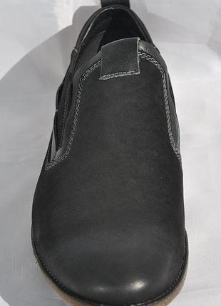 Мужские демисезонные туфли forra из pu-кожи, черные, отличное качество, размеры 41, 42, 43, 446 фото