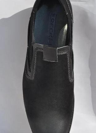 Мужские демисезонные туфли forra из pu-кожи, черные, отличное качество, размеры 41, 42, 43, 442 фото