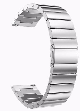 Браслет для смарт і годин і для samsung galaxy watch . срібло. 20мм і 22мм . є і інші кольори