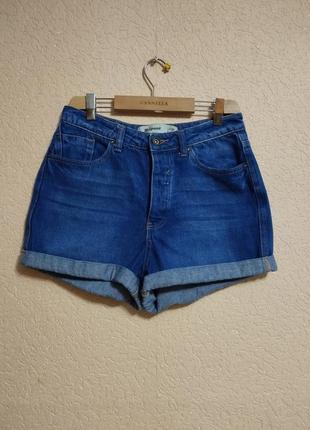 Шорти джинсові бавовна жіночі сині,розмір 10(38) на 44розмір від new look1 фото